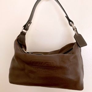 Coach Mini Bag, Brown Leather